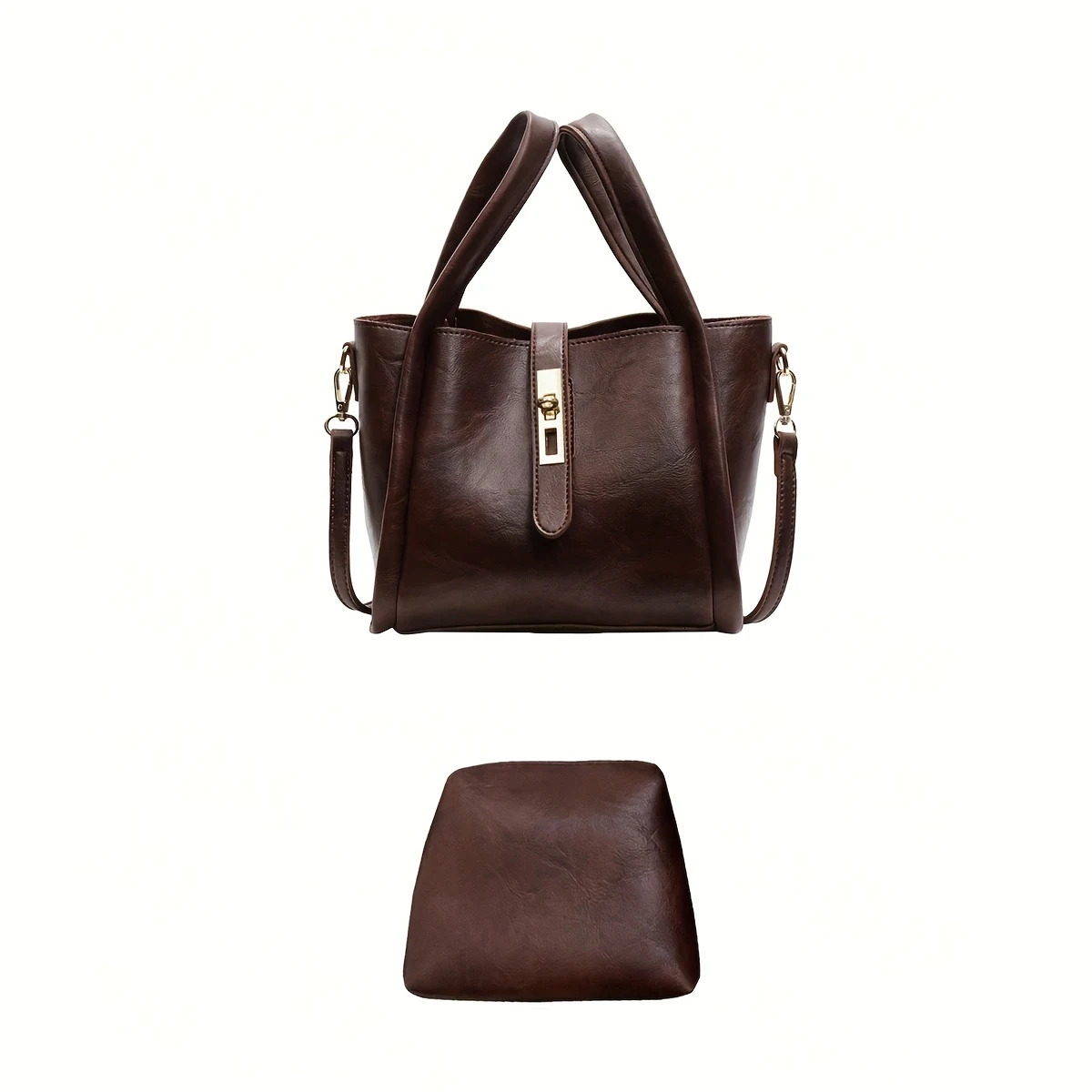 Classic and fashionable niche handbag simple retro and versatile daily temperament crossbody bag 251104