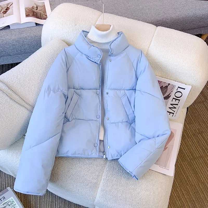2024 New Korean Winter Fashion Parkas Women Jacket Puffer Loose Casual Lightweight Warm Cotton Padded Jackets Female OvercoatT251105
