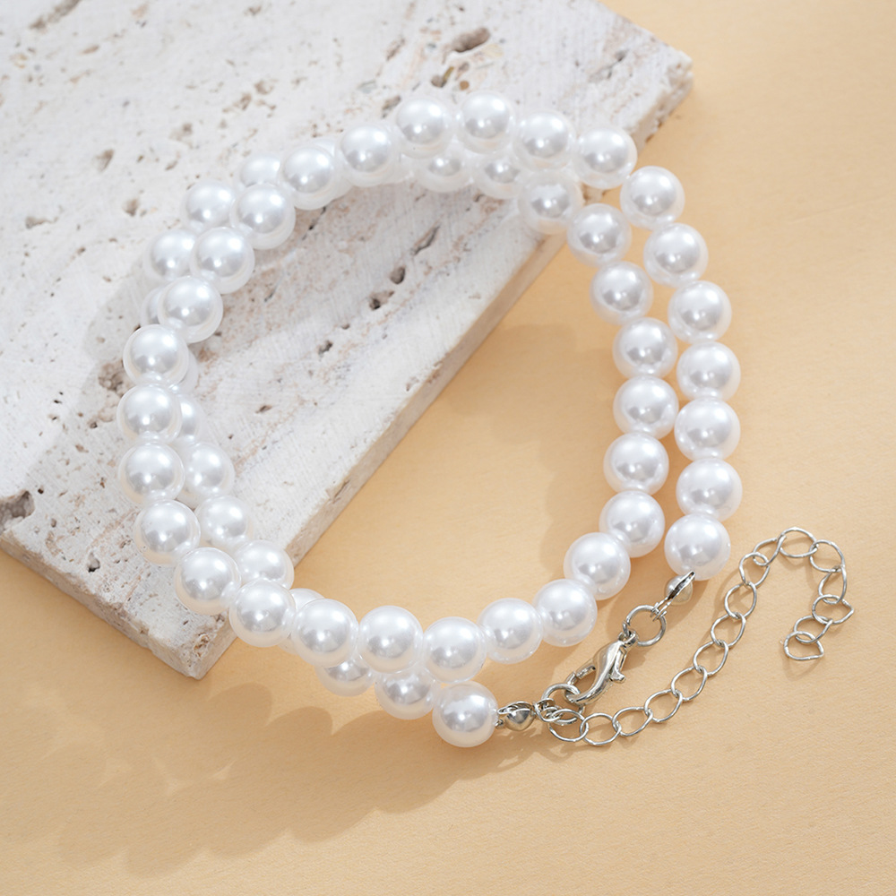 2025 Fresh and fashionable pearl collarbone chain luxury designer gold jewelry woman necklace designer men necklace for woman jewelry for men pearl ne