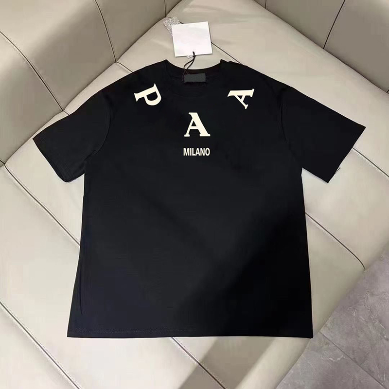 Designer T-Shirts Casual Mens Womens T-shirt Letters 3D Printed Embroidery Short Sleeve Luxury Mens Hip Hop Clothing Asian size S-4XL