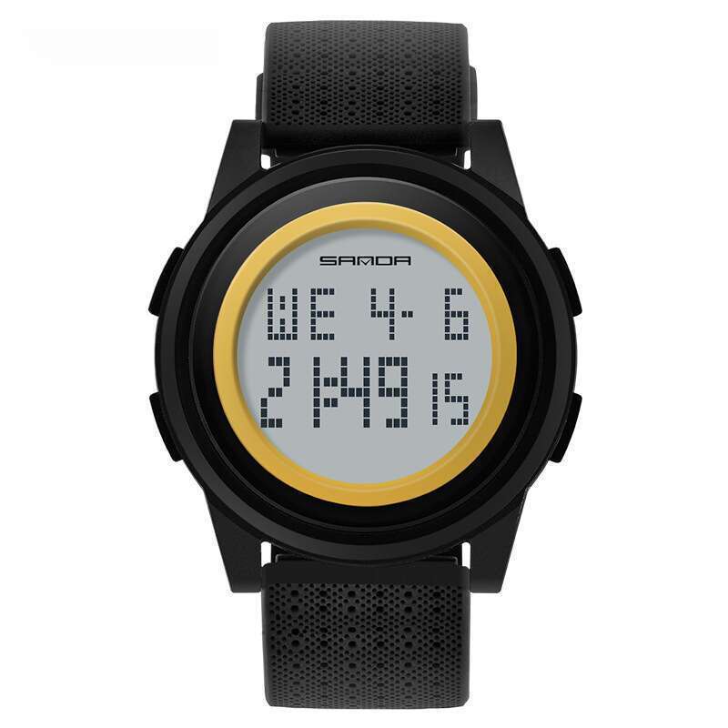 DHwatches SANDA Electronic for Teenagers Sports LED Korean Creative Fashion Unisex Watch