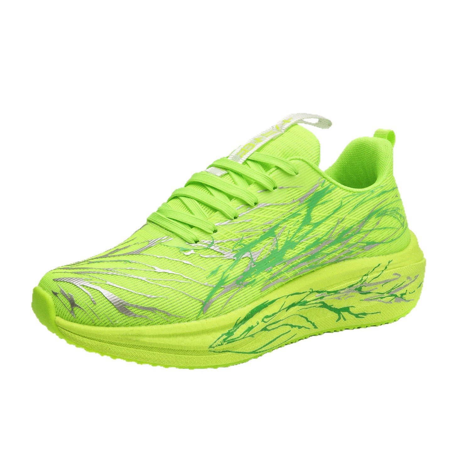 2025 New Fashion Lightweight Breathable Running Shoes for Men & Women Thick Sole Mesh Sneakers