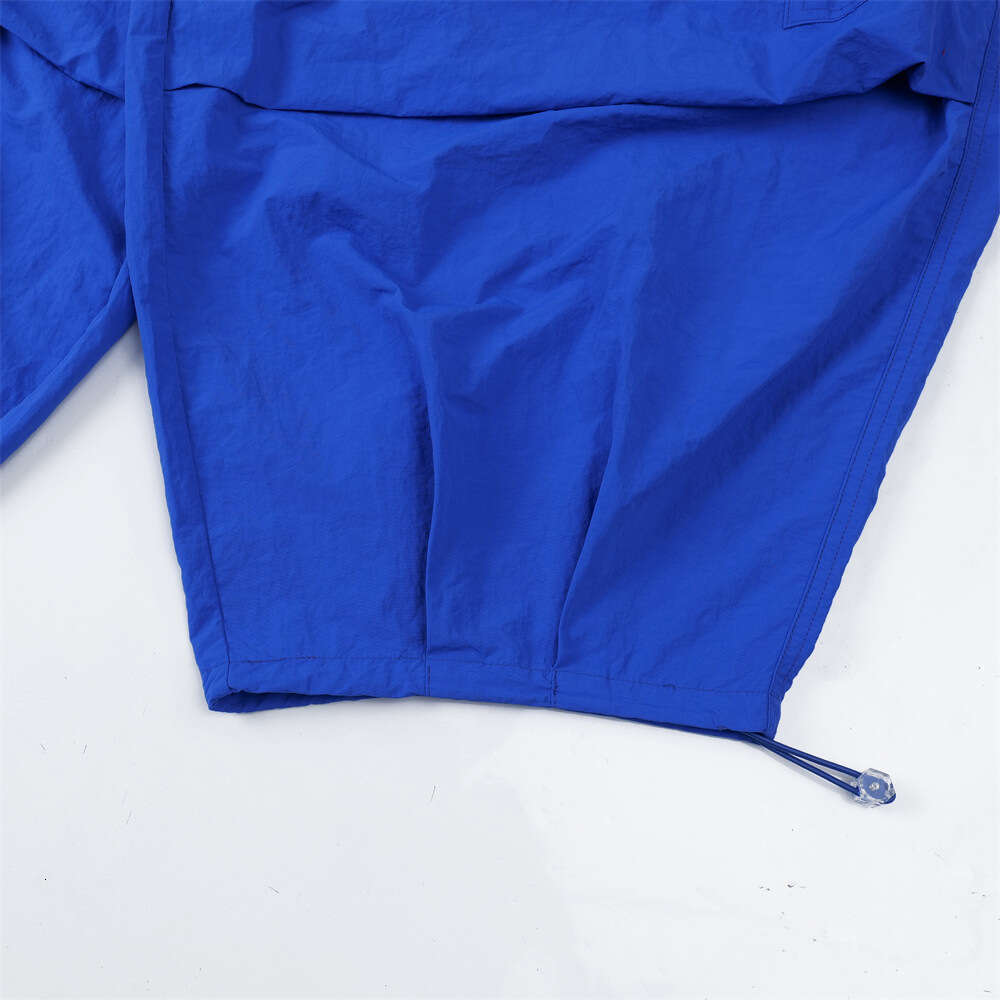 Loose Casual Pleated Paratrooper American Style Trendy Brand Design Sense Niche Solid Color Elastic Waist Sports Wide-Leg Long Pants for Men