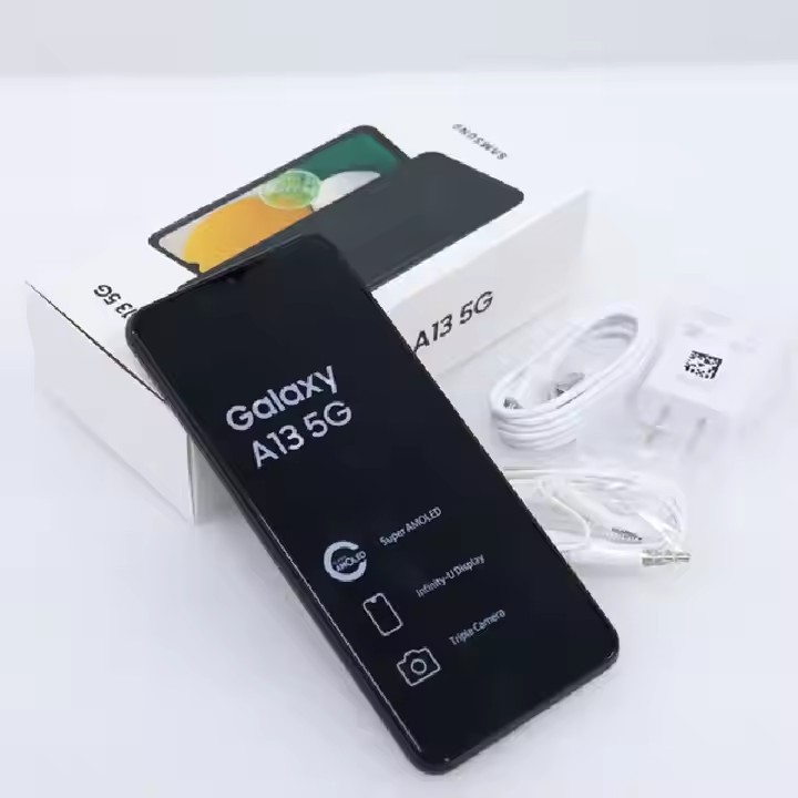 Original refurbished Samsung Galaxy A13 A136U 5G Mobile Phone 6.5" 4GB RAM 64GB ROM Triple Cameras CellPhone Octa Core Unlocked