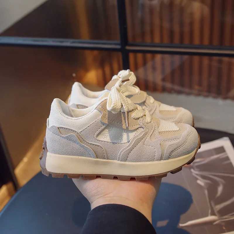 Children Breathable Sneakers for Girls Boys 2024 Autumn New Fashion Air Mesh Soft Comfortable Light Outside Running Casual ShoesT251105