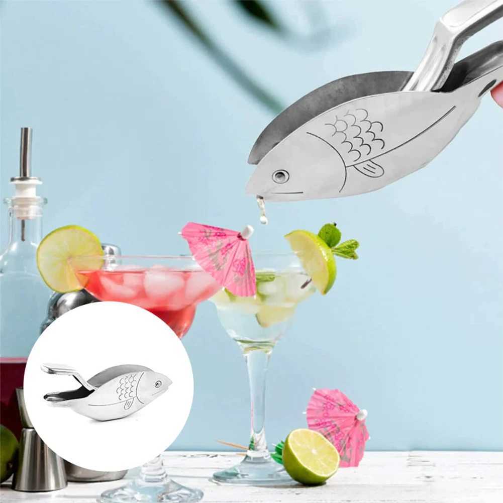 Food Grade Stainless Steel Lemon Juicers With Fish Shape Non-electric Juicer Squeezer For Kitchen Home Lemon Juice Squeezer C251105