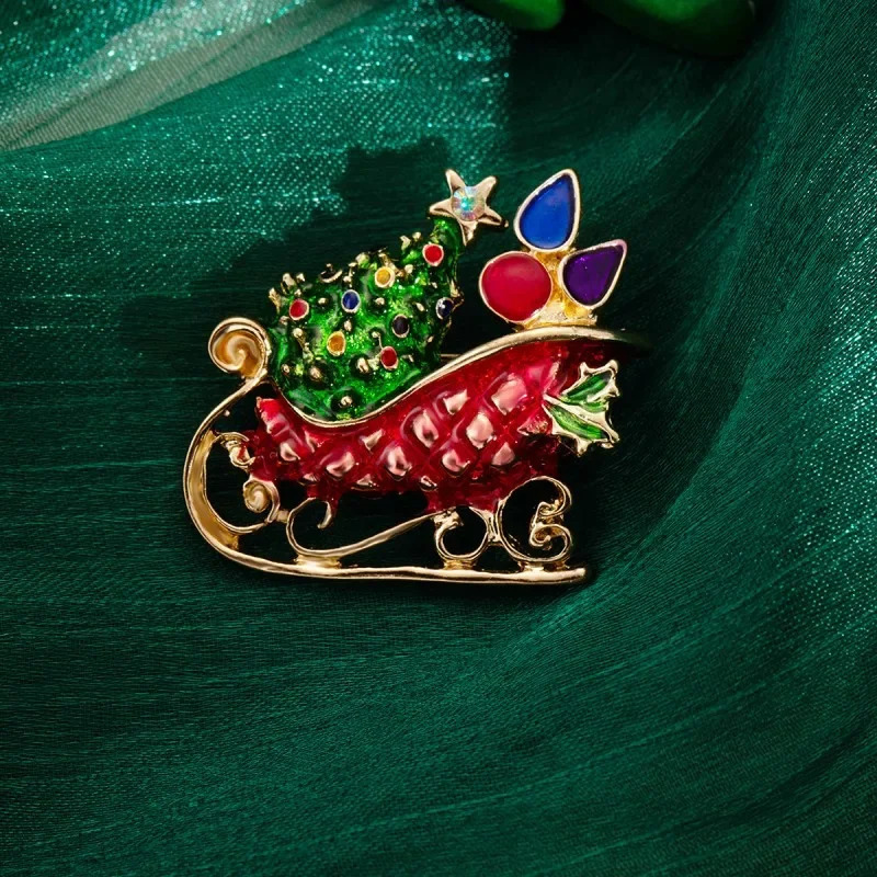 Christmas Hundreds of Jewelry Pins Fashion Boots Brooch Men and Women Accessories Holiday Gifts Wholesale 251104