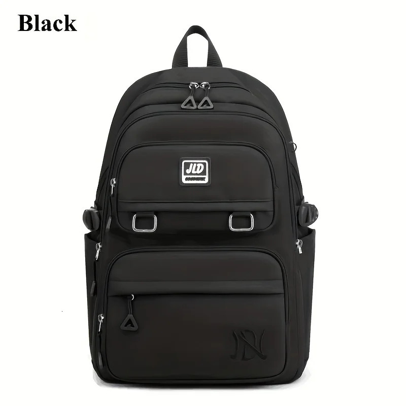 Large Capacity Students Backpack Casual Waterproof Nylon Double Shoulder Bag Fashion Travel College Bag 251104