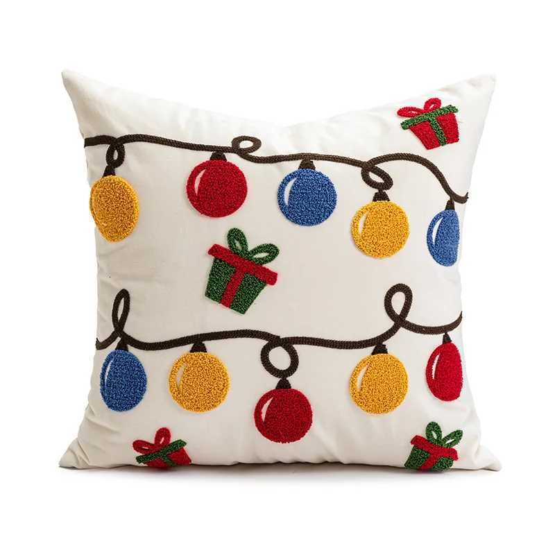 Christmas Decoration Cushion Cover 45x45cm Nordic Pillow Cover for Couch Sofa Home Decor Pillowcases Decorative Pillows Y251105