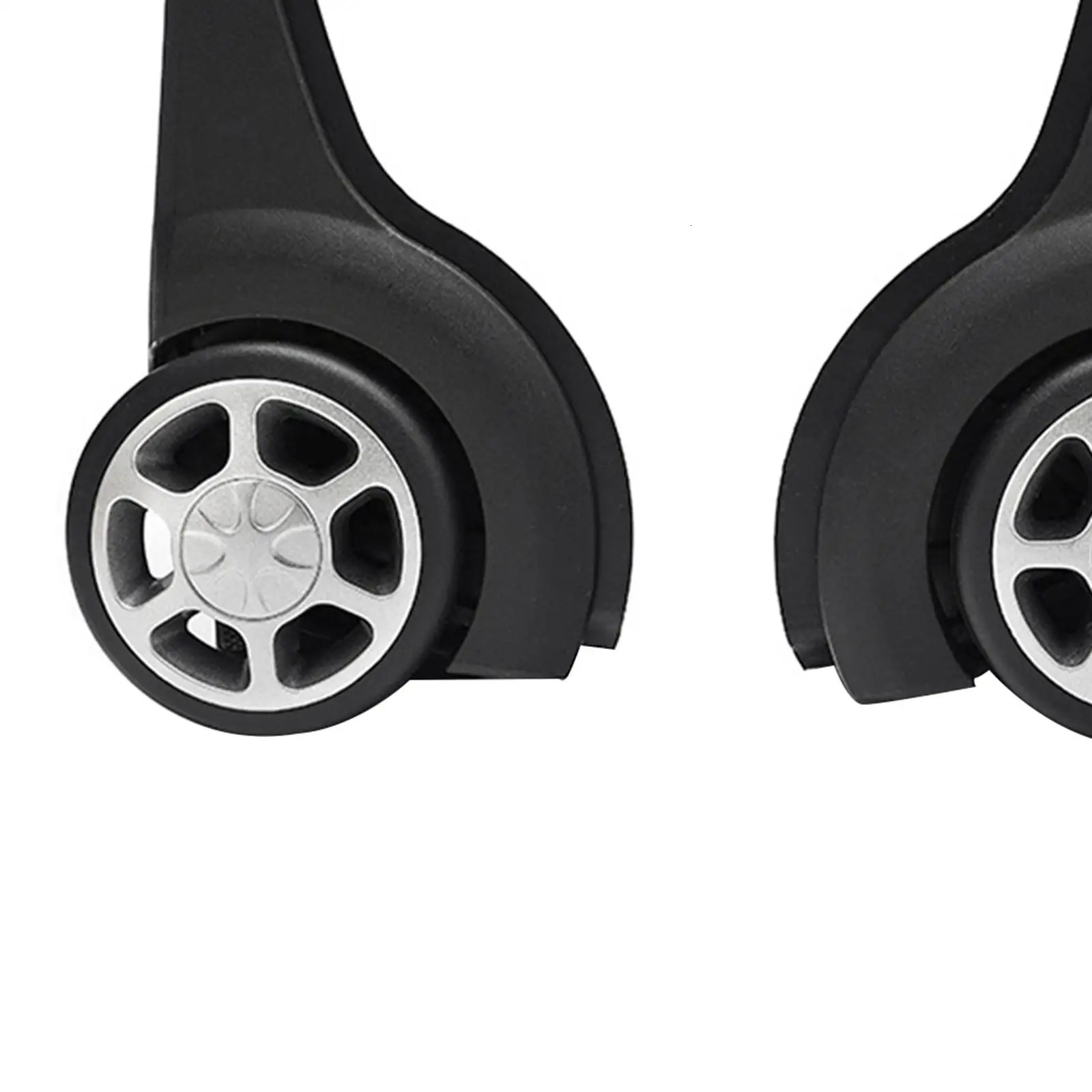 2x Replacement Luggage Wheels Silent Durable Suitcase Wheels Swivel Casters 251031