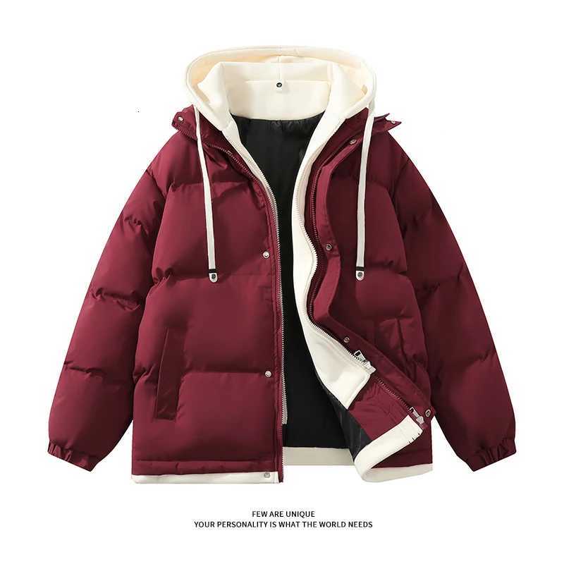 Winter Parkas Women 2025 New in Casual Thick Warm Jackets Hood Coats Solid Loose Female Down Outerwears Chaquetas Parkas MujerT251105