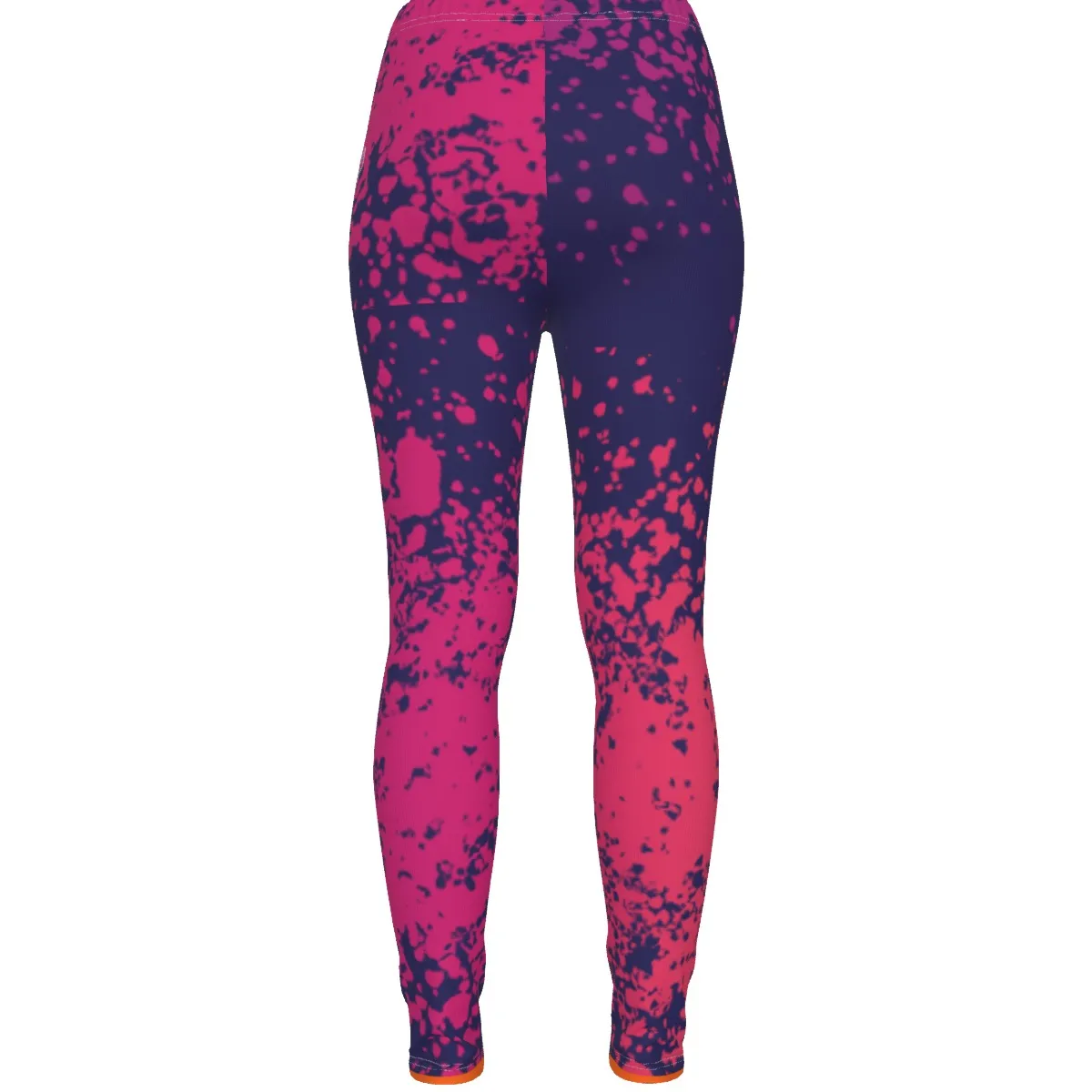 Women's Ripped Leggings All-Over Print, Distressed Workout Yoga Pants, Edgy Streetwear Fitness Pants 95% Polyester 5% Spandex