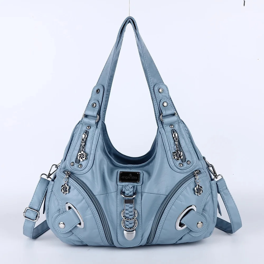 Angel kiss Women Handbags Fashion Shoulder Bag Large Tote Tophandle Shopping Pack Multifunctional Satchel Lady Hobos Purse 251031