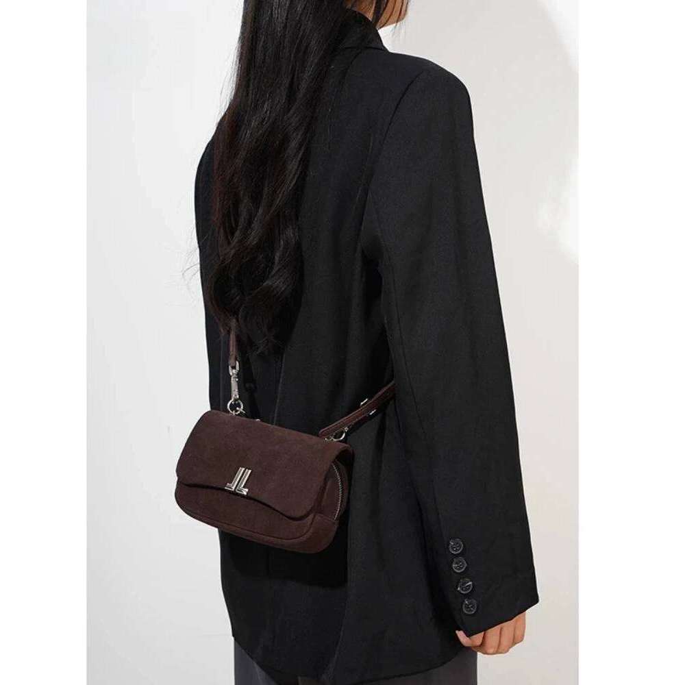 Suede Dinner Premium Quality Saddle Messenger Bags Cow Leather Chain Handle Handbag Female Shoulder Bag For Women 251105