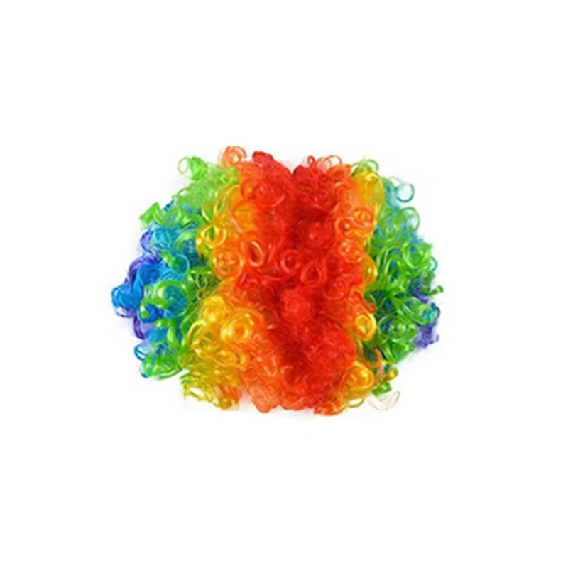 6 sets of women's clown party costumes, including wigs, chiffon skirts, bow ties, straps and other accessories for Halloween Cosplay costumes and