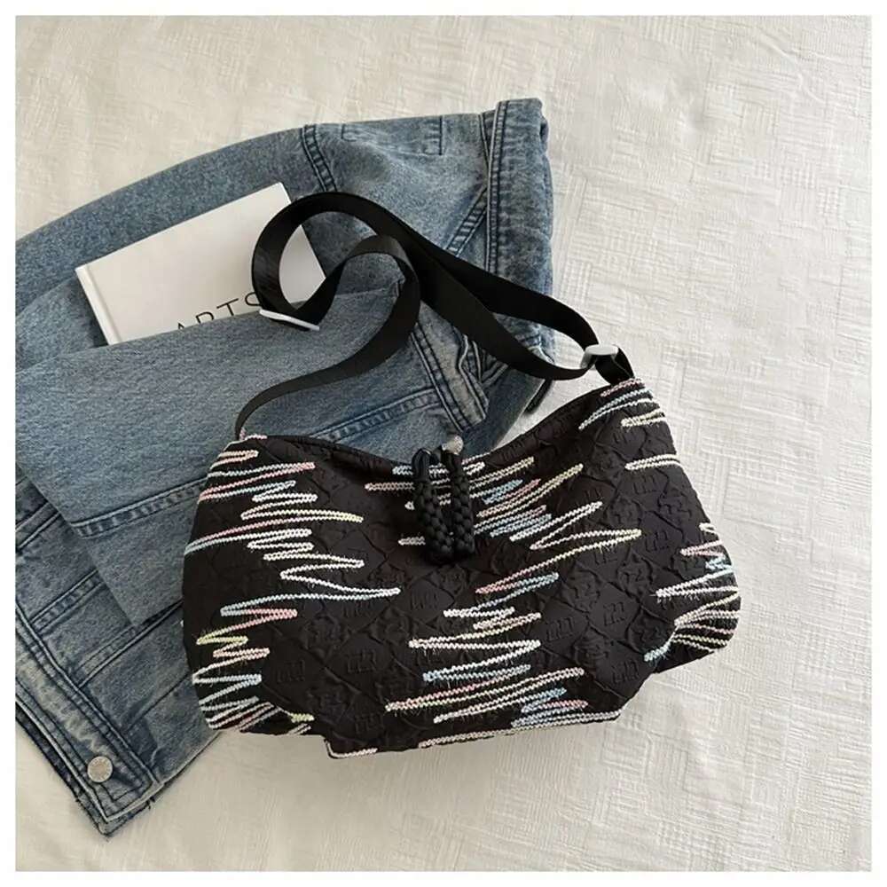 2025 Fashion Cotton Shoulder Messenger Lightweight Large Capacity Handbags Portable Commuting Bag for Women Female