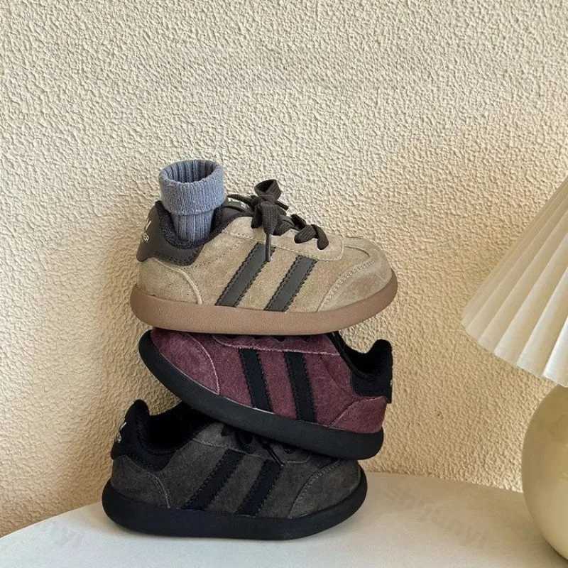 Children Baby Casual Sneakers 2025 Autumn Fashion Kids Sport Shoes Girls Boys Comfortable Anti Slip Stripe Outdoors Running ShoeT251105