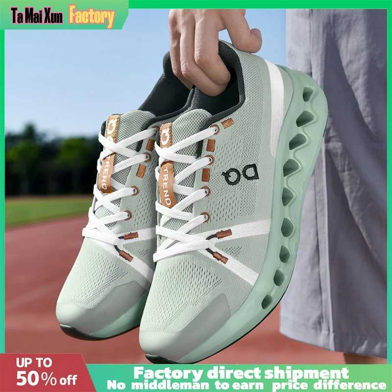 Hollow EVA Thick Soled Cushioning Design Forefoot Rubber patch Efficient anti slip Mens trainers Mens Soft Light Running Shoes Z250513