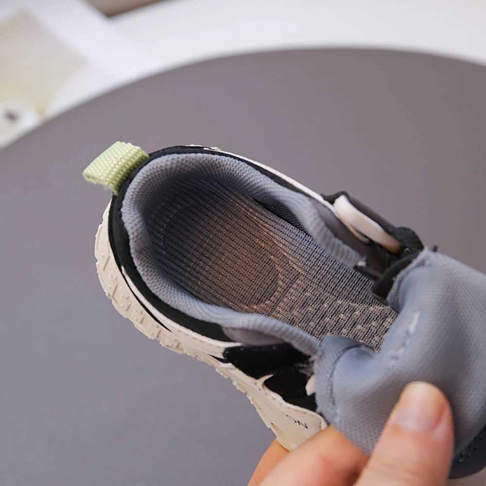 Autumn Sport Shoes For Children PU Leather Trend Fashion Kids Sneakers Ergonomics Breathable Boys Girls Running ShoesT251105