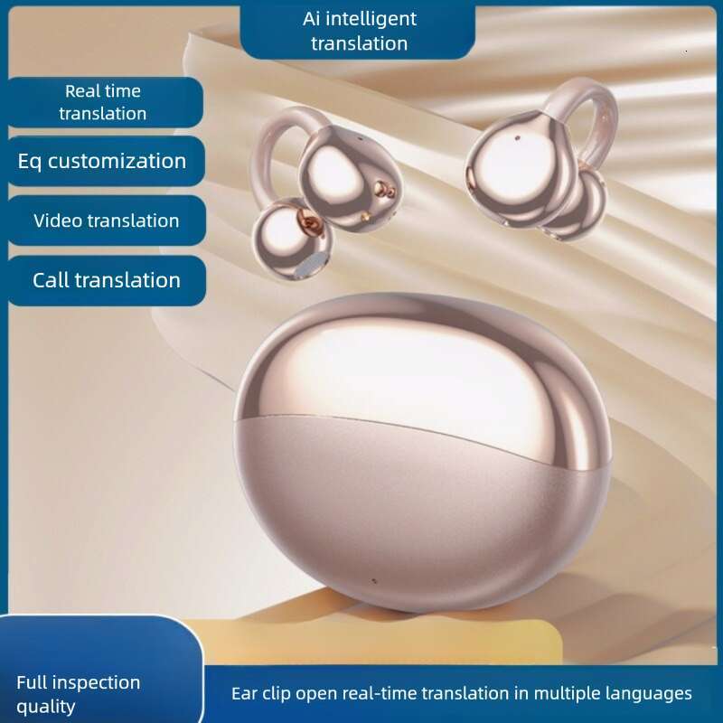 Famous Brand M Smart AI Translation OWS Clip On Non In Ear Huaqiangbei Long Wear Comfortable Bluetooth Earphones