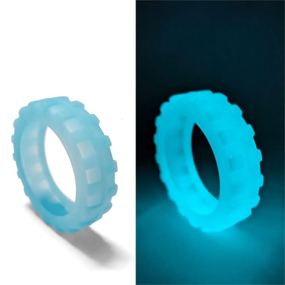 8PCS Silicone Luminous Luggage Caster Shoes Fluorescent Reduce Noise Suitcase Wheels Protective Cover Silent Sound Antiabrasion 251031