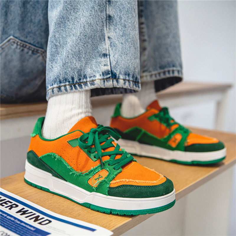 2025 New Arrival Frayed Edge Unisex Canvas Sneakers Low Top Trendy Lace-Up Shoes for Men Women Teens Outdoor Casual Streetwear Fashion size 37-44 hot