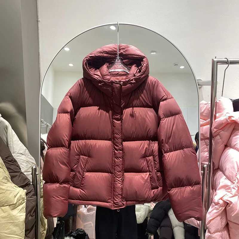 Hooded Down Jacket 2025 New Winter Thickened Down Jackets Women Temperament Women Down Jackets White Duck Down Womens Coat H573T251105