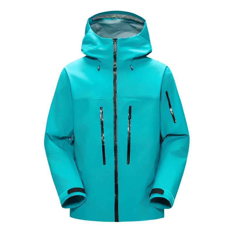 New Outdoor Sports Camping Mountaineering Fashion Men's Windproof British Wind Hooded Simple Storm Jacket