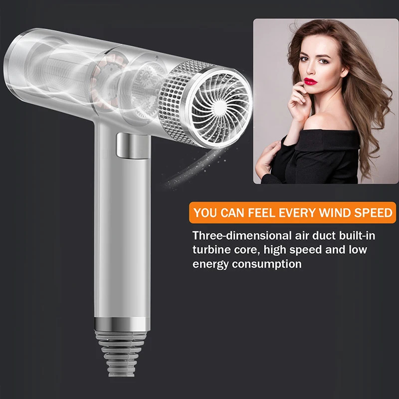 Professional hair dryer infrared negative ion 250325