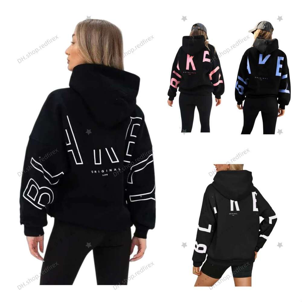 Blake Hoodie Blake Hoody Womens Leisure Sports Yoga Suit Set Oversized Letter Printed Long Sleeve Hood Sweatshirt Streetwear Woman Fashion Hoodies tracksuit 7G