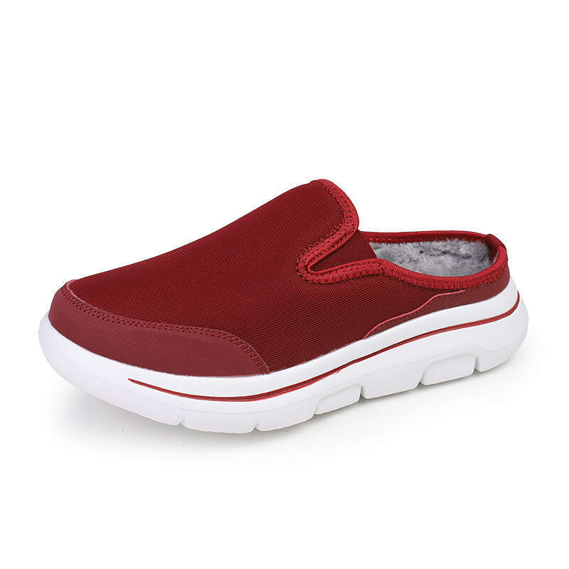 Large waterproof fabric couple style with half 36-48 size winter new item, one foot kick, no heel cotton trailer