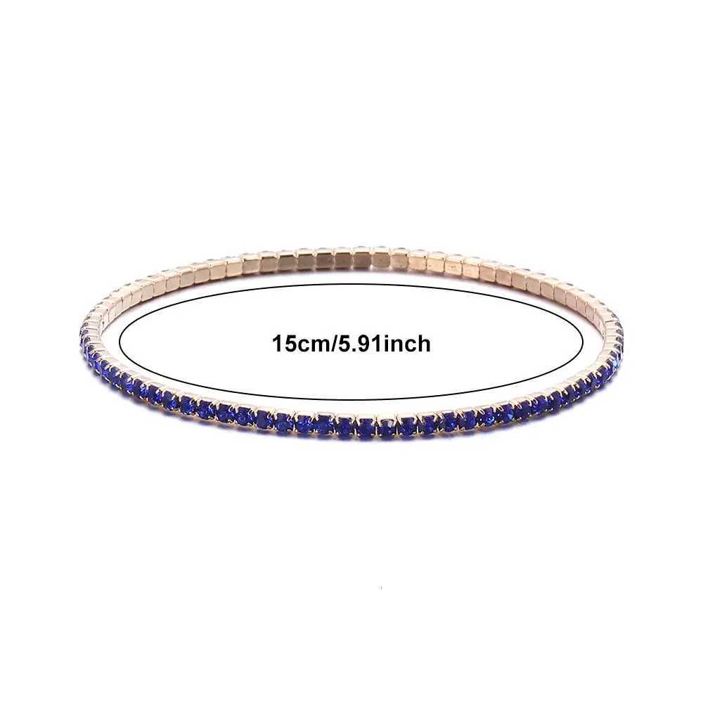 Ladies Shiny Crystal Bracelet Elastic Rhinestone Bracelet Women Wristband Bangles Fashion Jewelry GiftsXJ251105