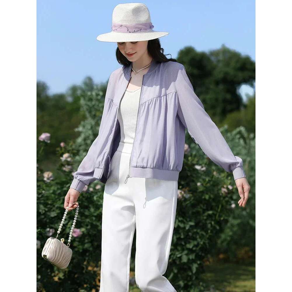 Soft Texture Thin Women Short Jacket Baseball Uniform Spring New Casual Free Fashion Woman Clothes