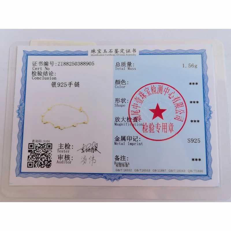 INZATT Real 925 Sterling Silver Opal Bead 18K Gold Chain Bracelet For Fashion Women Party Trendy Fine Jewelry Exquisite GiftXJ251105