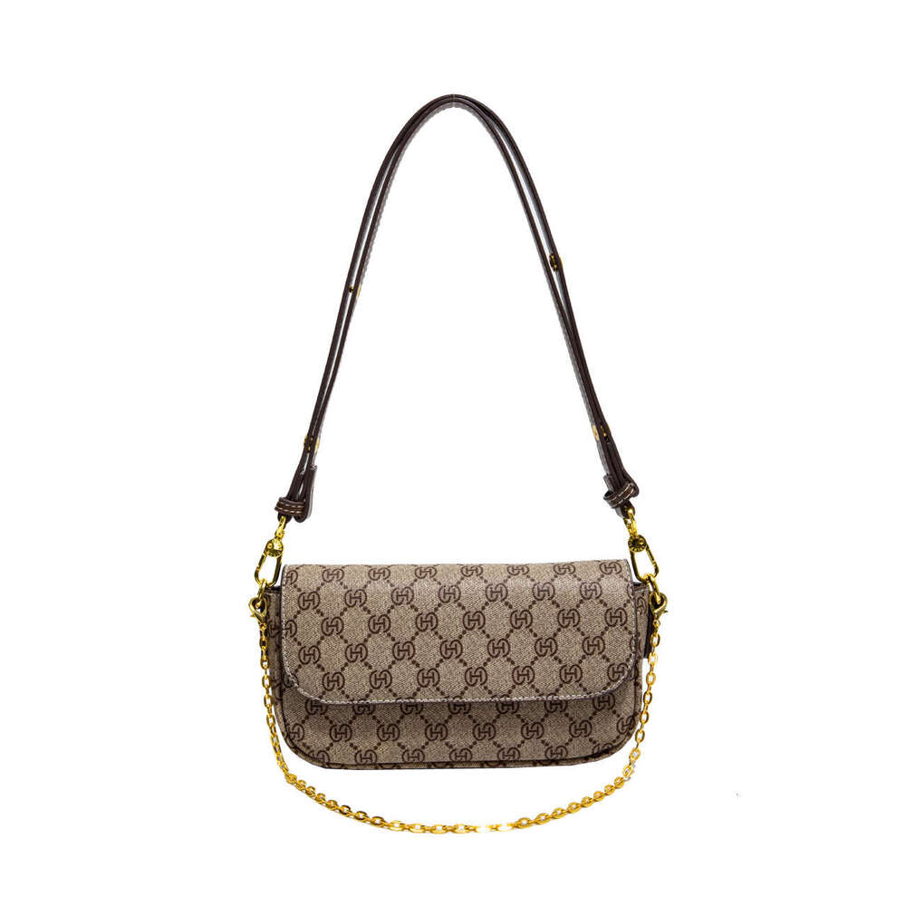 Light Luxury Women's High-End Single Shoulder Underarm Small Square Bag 2024 New Versatile Color Block