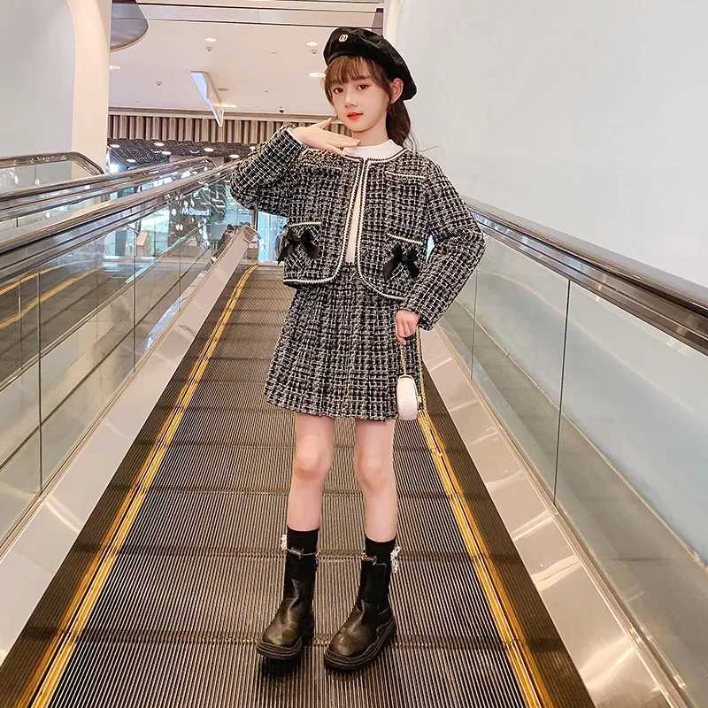 Buttful Knot Coat Pleated Skirt Two Piece Set Spring and Autumn New Fashionable Sweet Casual Temperament Set Y251105