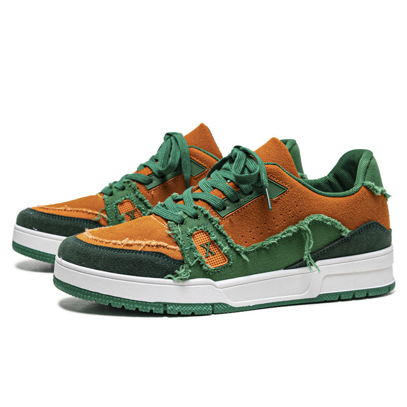 2025 New Arrival Frayed Edge Unisex Canvas Sneakers Low Top Trendy Lace-Up Shoes for Men Women Teens Outdoor Casual Streetwear Fashion size 37-44 hot