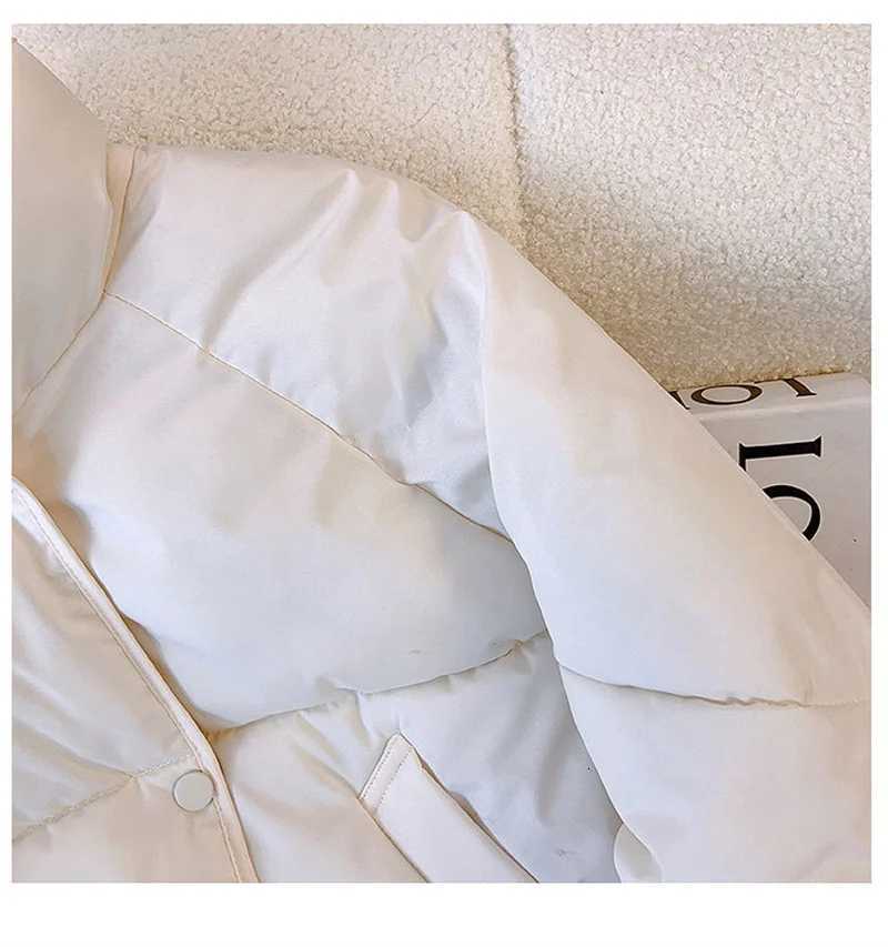 2024 New Korean Winter Fashion Parkas Women Jacket Puffer Loose Casual Lightweight Warm Cotton Padded Jackets Female OvercoatT251105