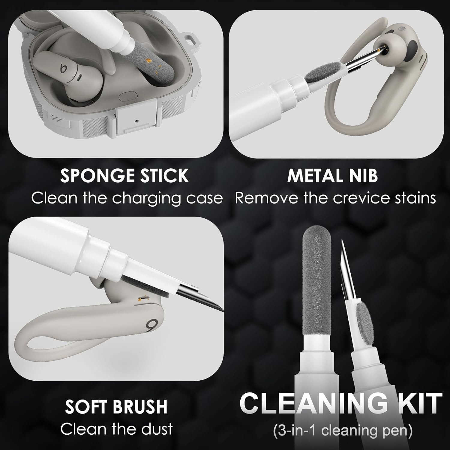 for Beats Powerbeats Pro 2 Case Cover Shockproof Magnetic Case for Powerbeats Pro 2 2025 Wireless Earbuds Magnetic Lock Lid Protective Cover with Clea