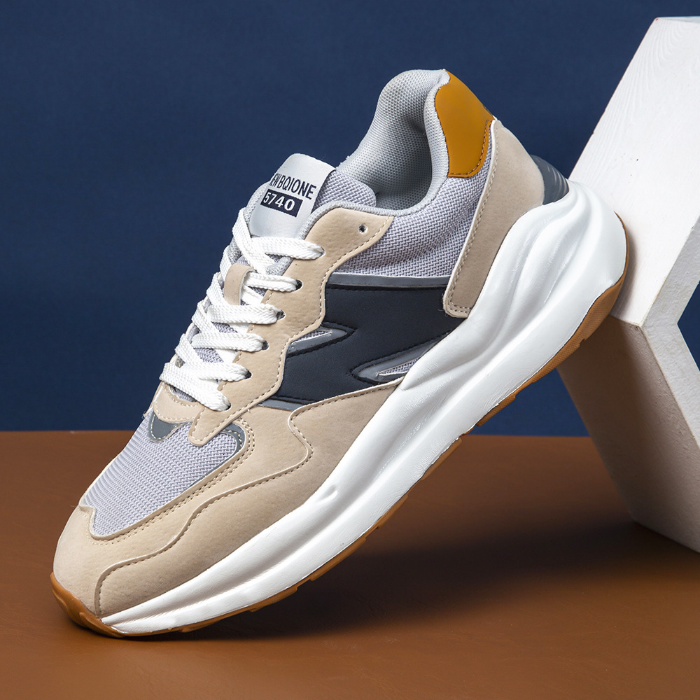 Free Shipping 2025 New design Sneakers Retro Running Shoes Anti-slip and wear-resistant Thick Sole Sport Shoes for Men and Women