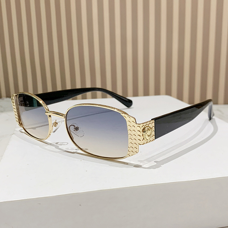 Designer Sunglasses For Men Women Oval Sunglasses Fashion Classic Polarized Sunglasses Luxury Goggle Pilot Alloy Frame UV400 Eyewear KP0089