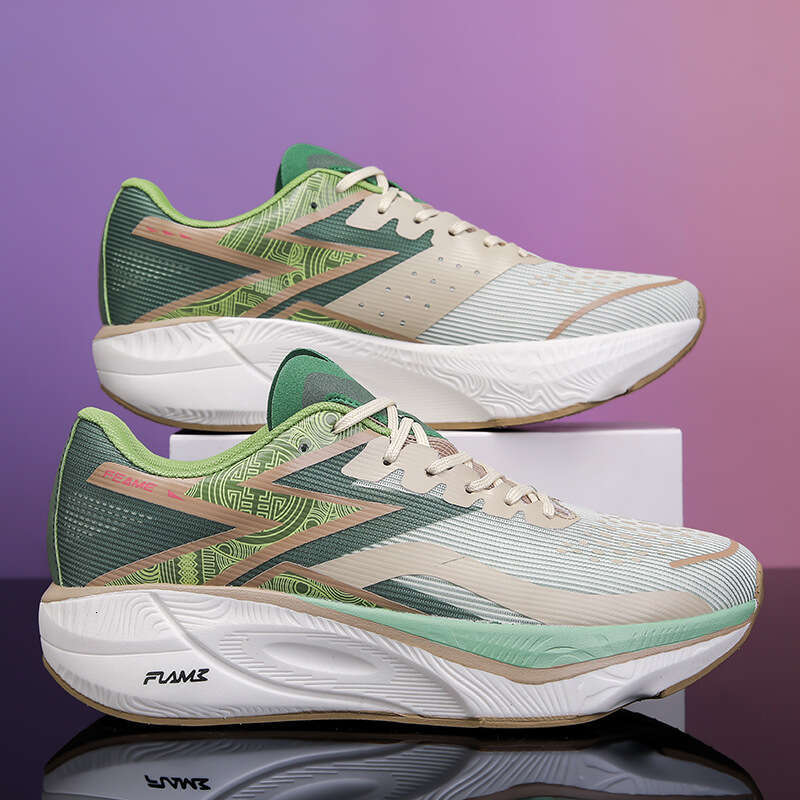 Cross-Border Large Size Running Training Sports Flying Marathon Full Palm Carbon Plate Men and Women Racing Fitness Shoes