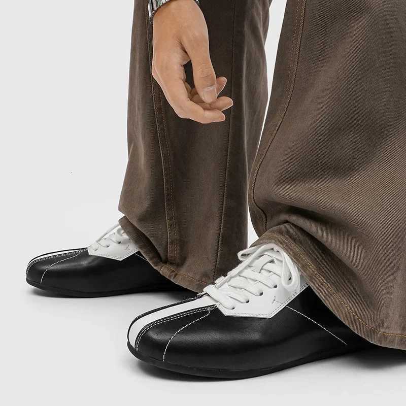 Classic British Style Casual Shoes Lightweight Cfortable Running And Hiking Sneakers Flat Heel Low Top Polyurethane Insole Y251105