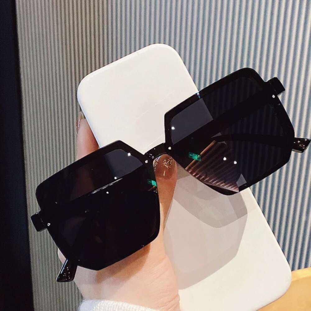 Fashion Women Men Brand Big Frame Square Sun Retro Eye Glasses Goggle for Male Female Polygon Sunglasses