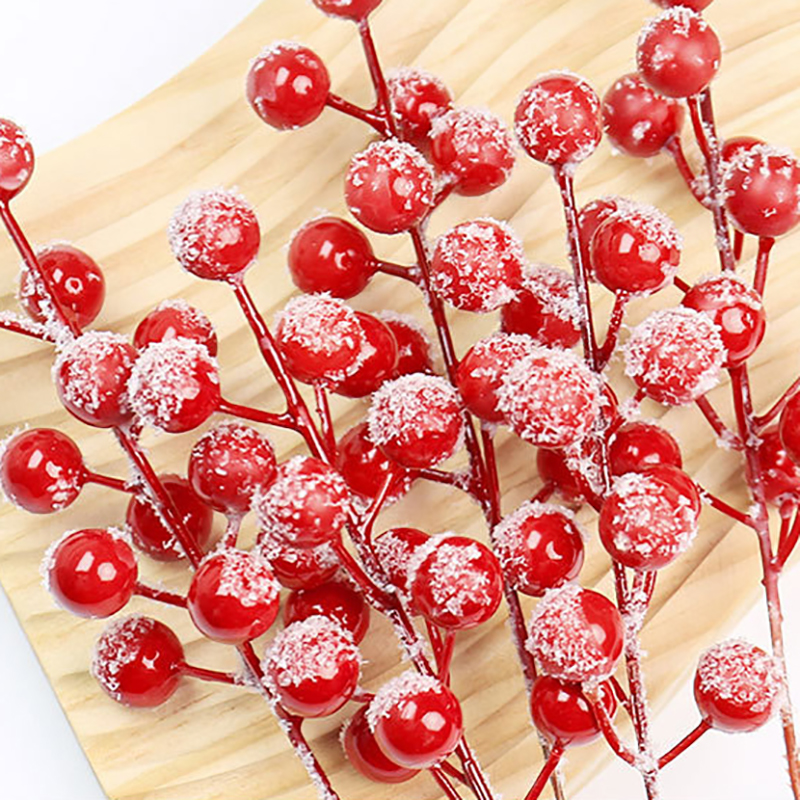 Artificial Red Fruits Faux Flower Wholesale for Table Centerpieces Home Wedding Bouquets Party Table Room Indoor Decor DIY Floral Arrangement