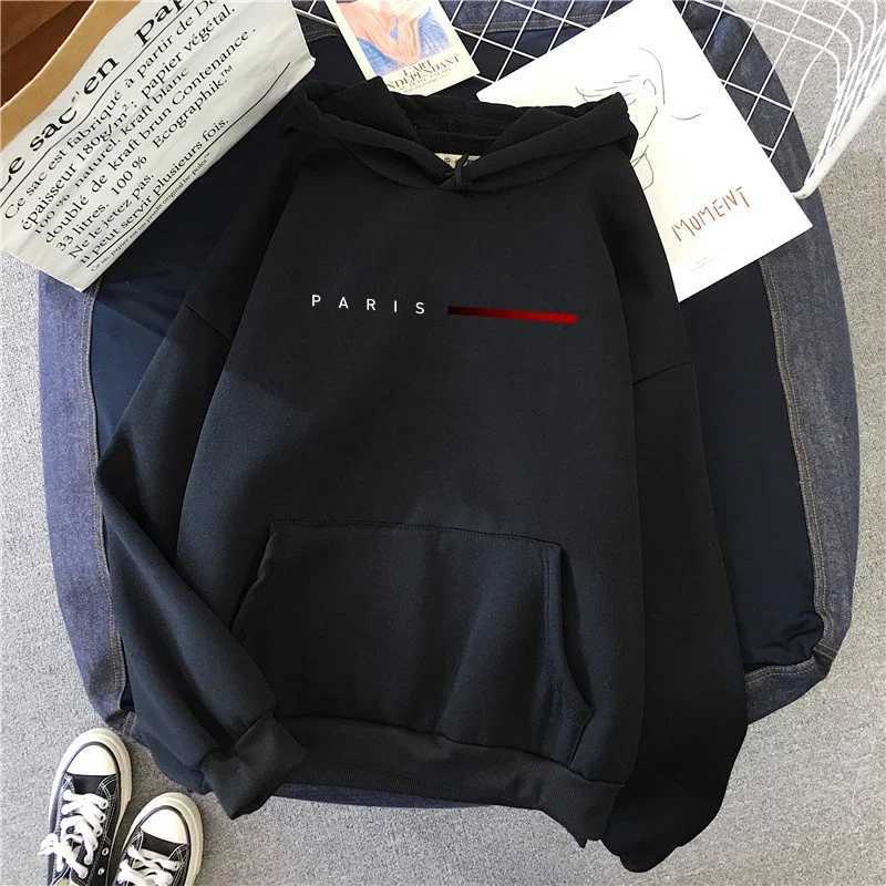 Paris Letter Womens Sweatshirts Printed Home Casual Hoodies Sports Pullover Tops Daily High Quality Woman Clothing Autumn WinterT251105