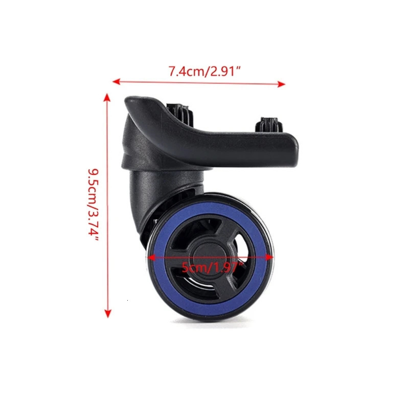 4Pcs Suitcase Wheel Luggage Box Roller Bearing Hardware Repairing 251031