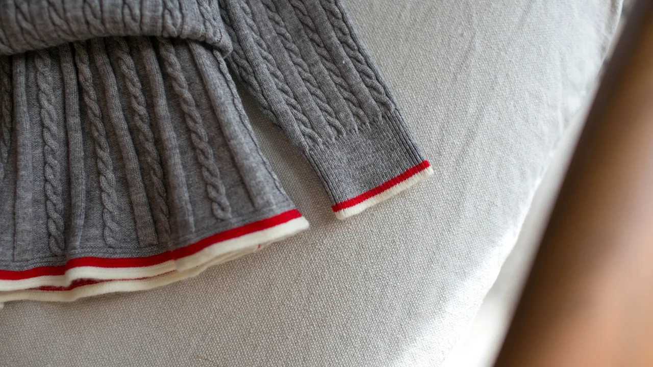 2025 Autumn/Winter Girls Campus Style Flip Collar Cardigan Sweaterpleated Skirt Two-piece Set Kids Suits School Uniform 2-6Y Y251105