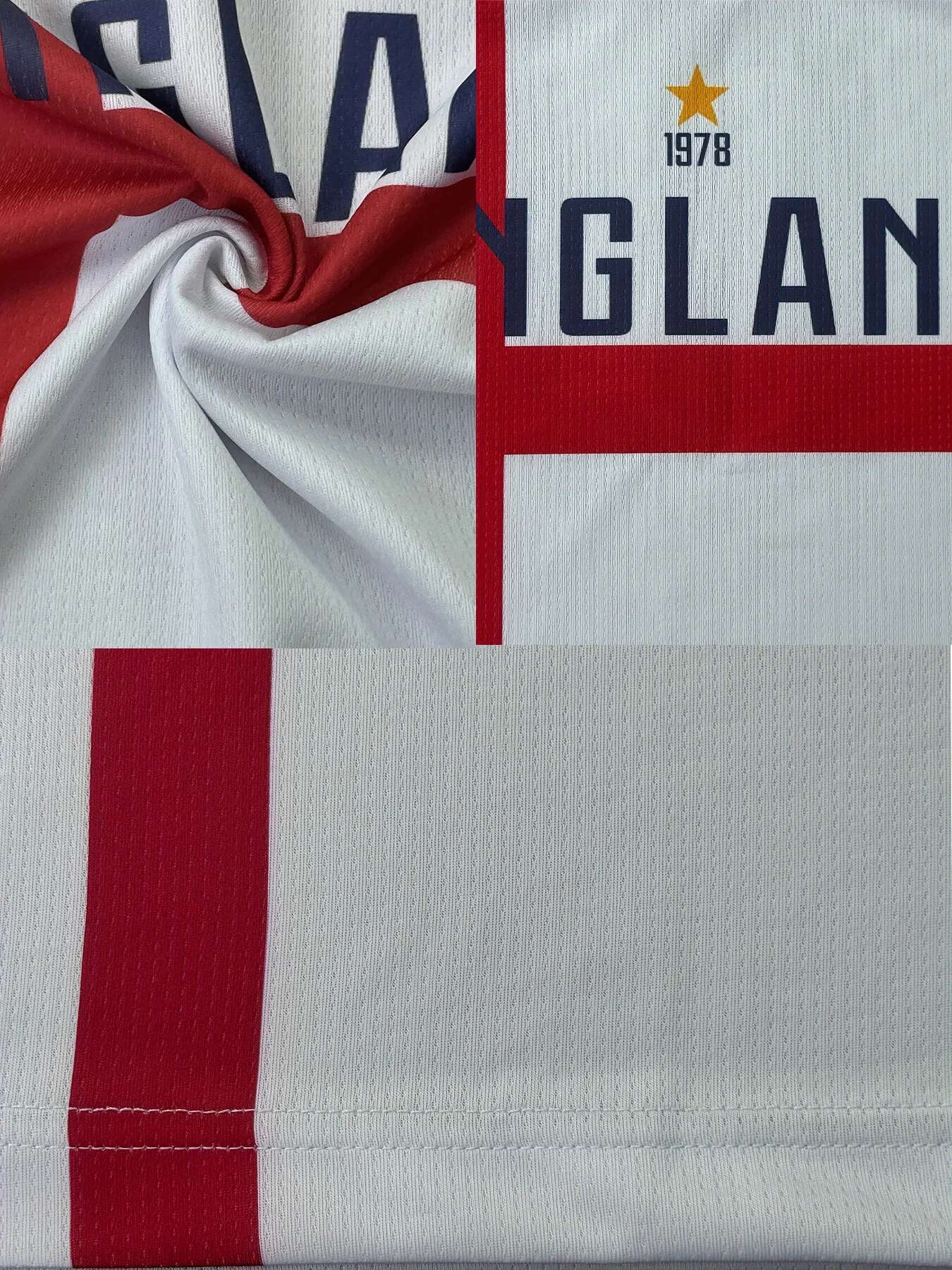 Custom England Soccer Jersey Printed Name Number Sports Kids Team Training Uniform Personalized Football Jerseys Tracksuit