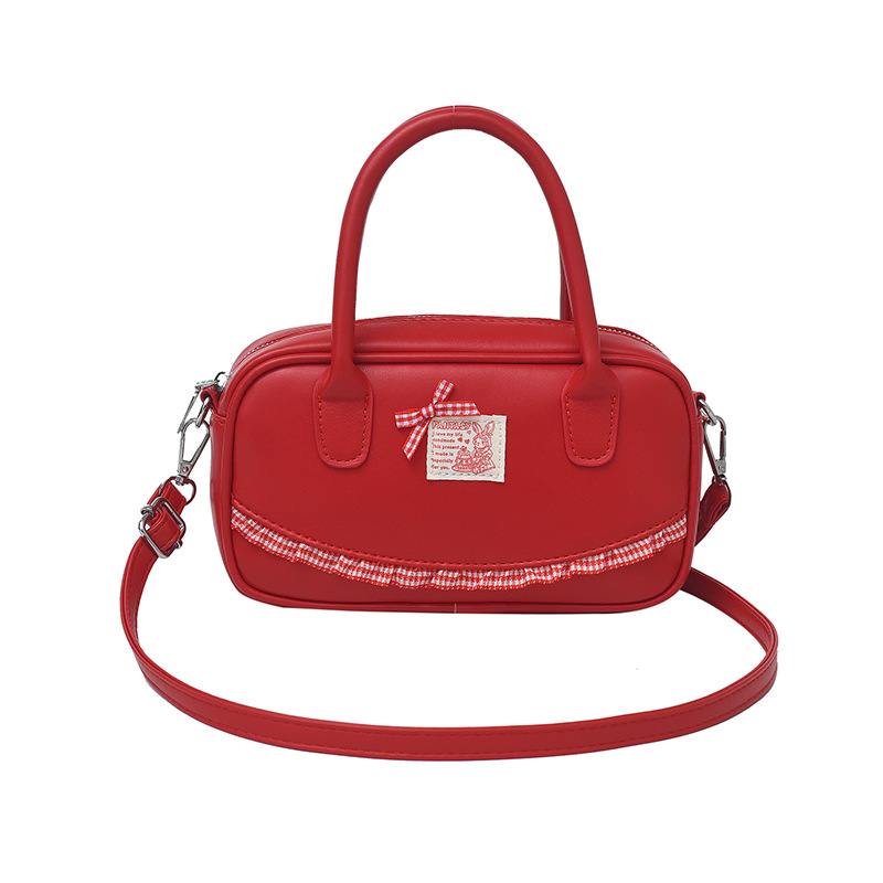 Free shipping hand bowling bag women's new spring fashion shoulder tote 2025